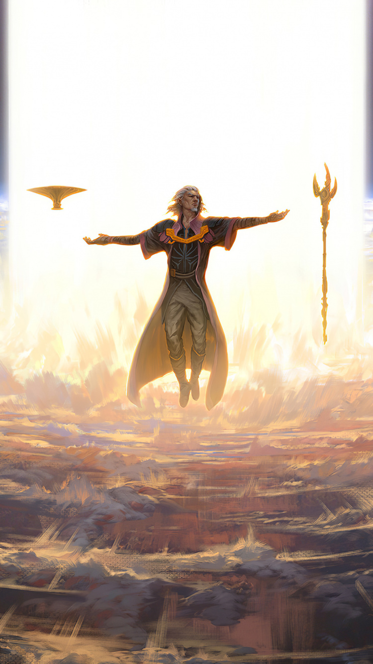 Обои Urzas Разорительный Взрыв, magic the gathering, атмосфера, земля, астрономический объект в разрешении 750x1334