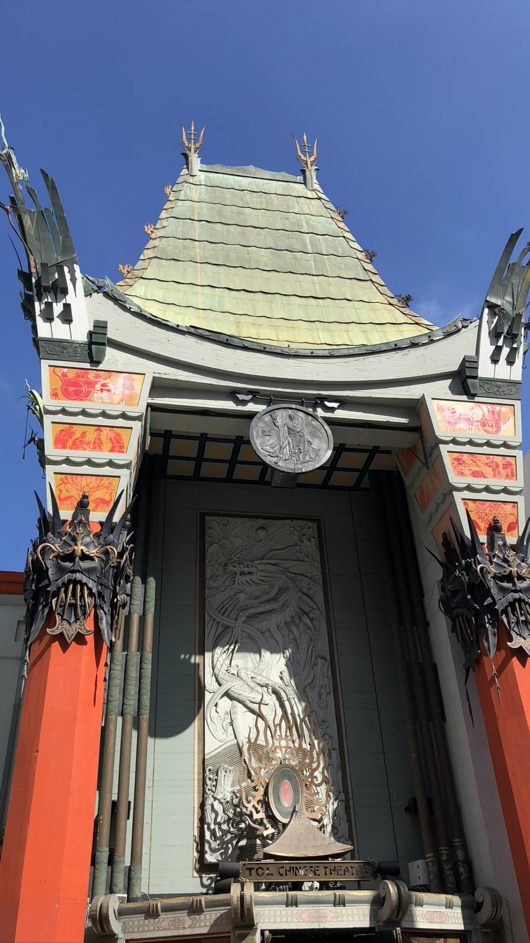 Обои Голливуд, китайский театр грауманс, tcl китайский театр, театр, архитектура в разрешении 1080x1920