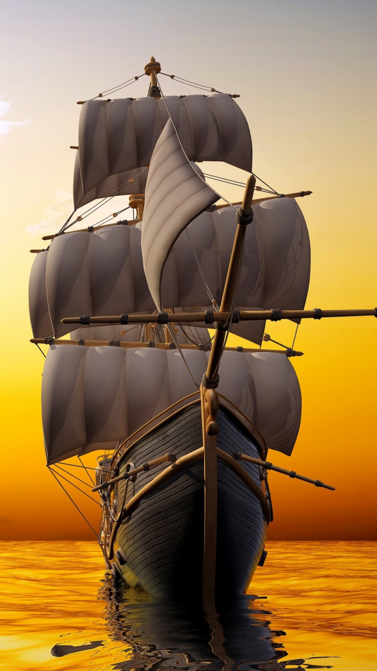 Обои мне жаль мою жену, корабль, вода, лодка, судно в разрешении 750x1334