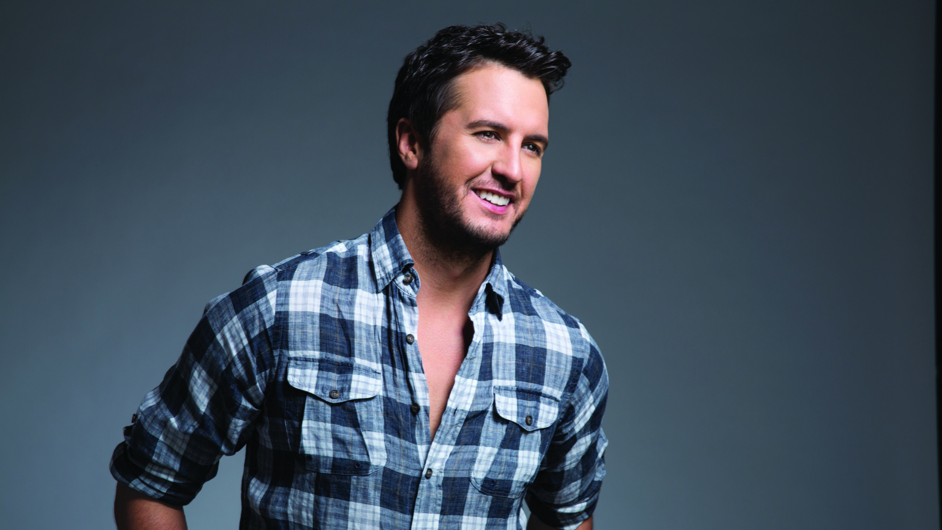 Обои кантри, плед, синий, узор, рубашка в разрешении 1920x1080