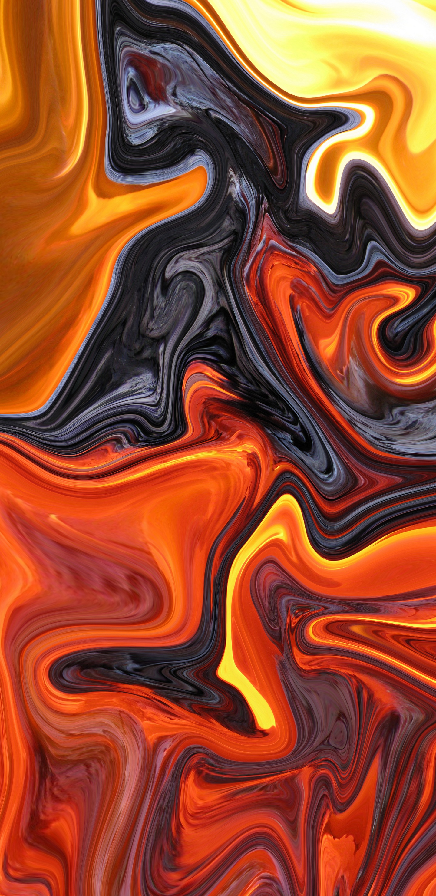 Обои свет, художественная краска, дизайн, визуальное искусство, топрой в разрешении 1440x2960