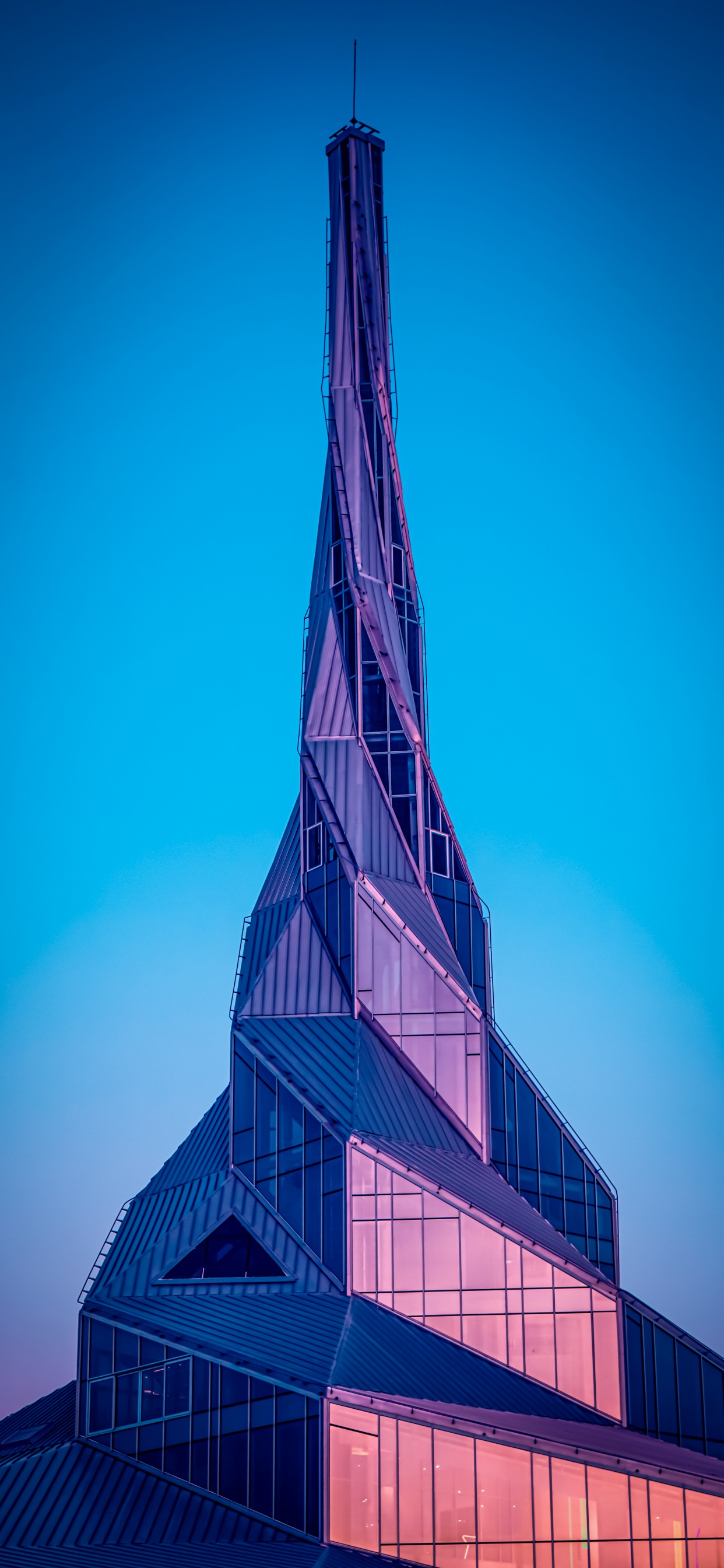 Обои серый цвет, архитектура, небоскреб, дизайн, арт в разрешении 1242x2688