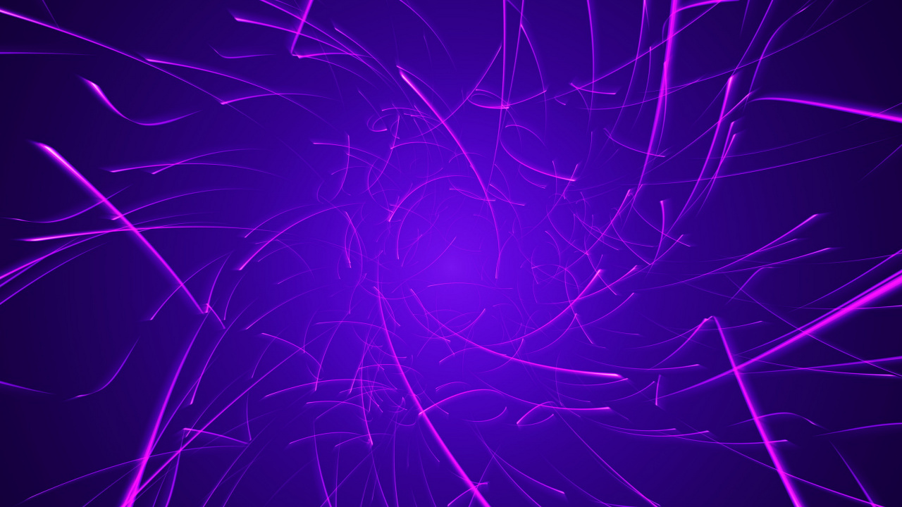 Обои фрактальное искусство, пурпур, Фиолетовый, электрик, линия в разрешении 1280x720