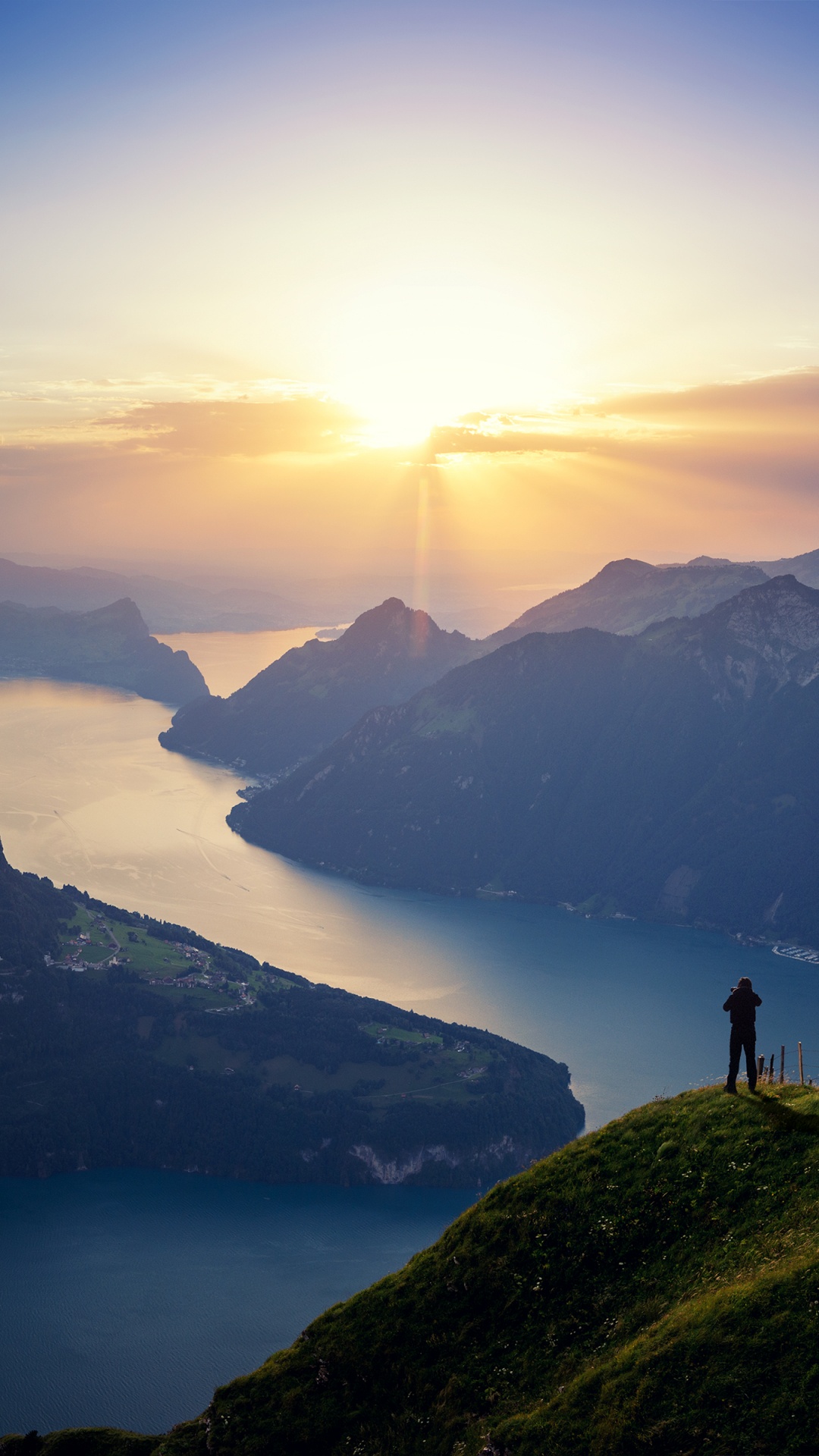 Обои Альпы, Германия, природа, облако, вода в разрешении 1080x1920