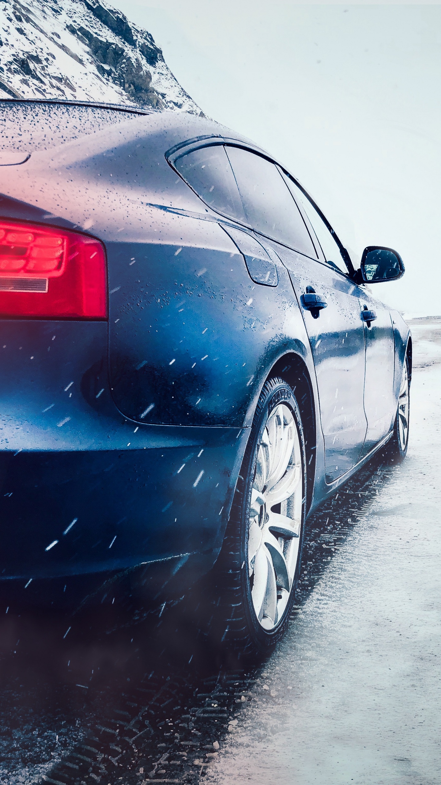 Обои авто, audi, белые, синий, обод в разрешении 1440x2560