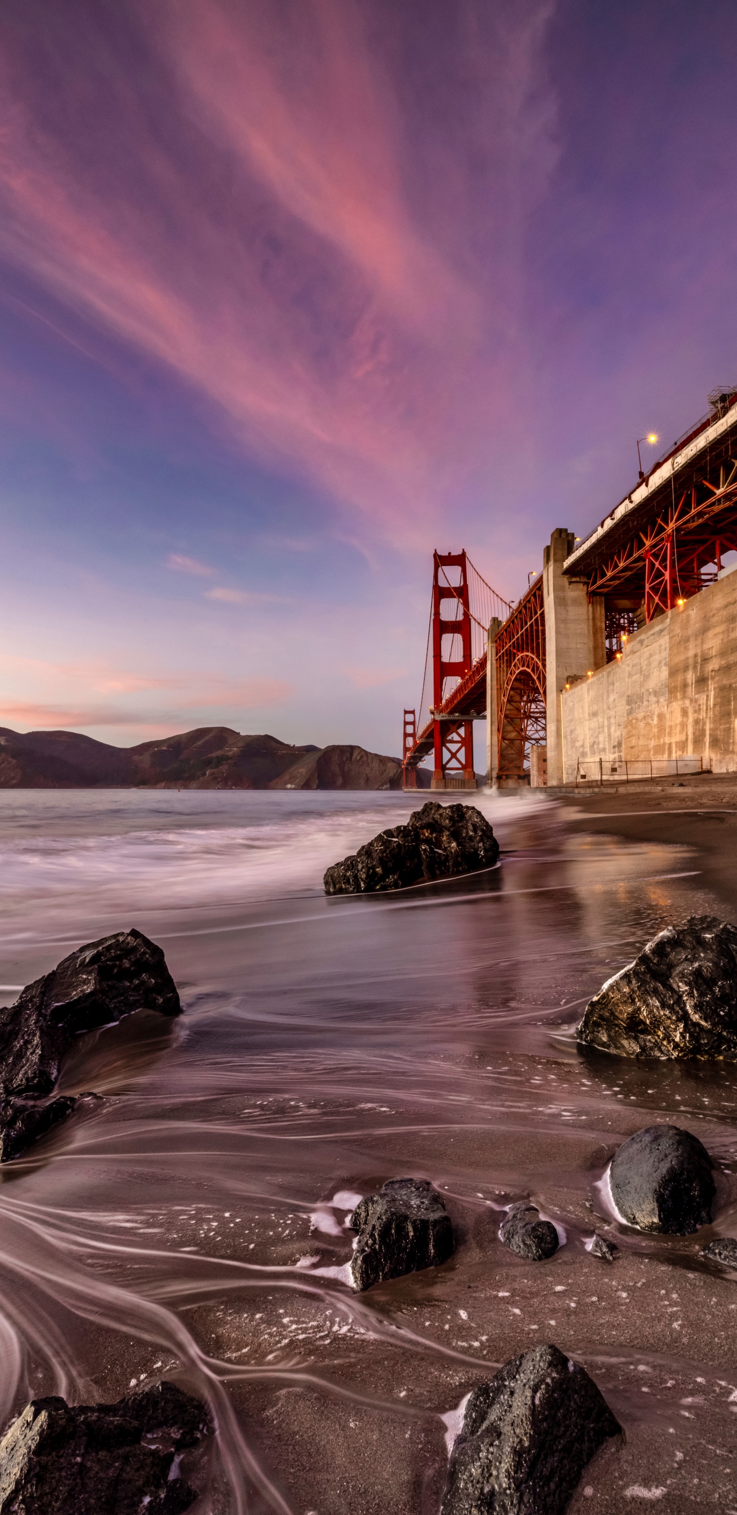 Обои облако, вода, гидроресурсы, атмосфера, сумрак в разрешении 1440x2960