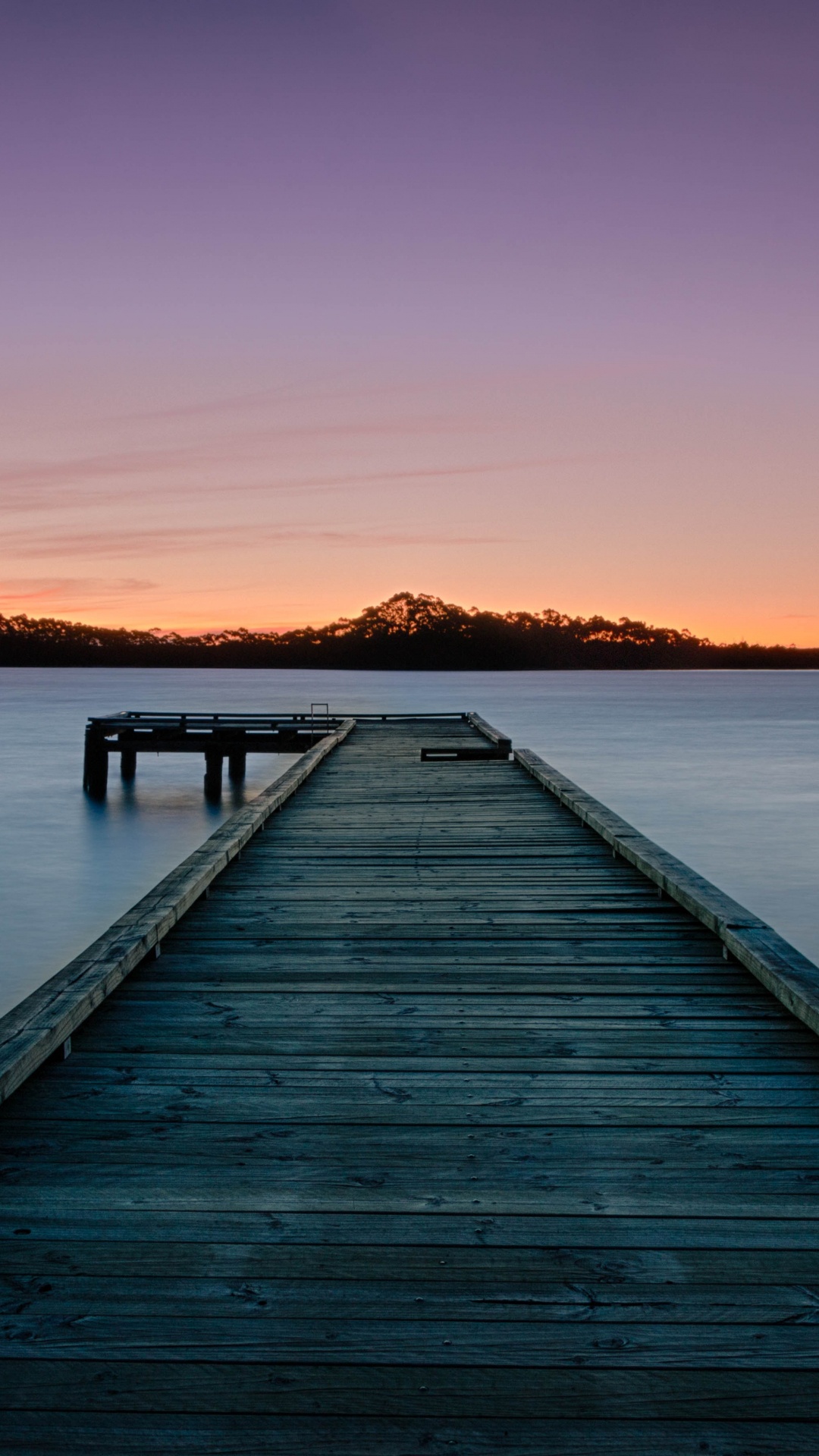 Обои горизонт, вода, природа, док, Пирс в разрешении 1080x1920