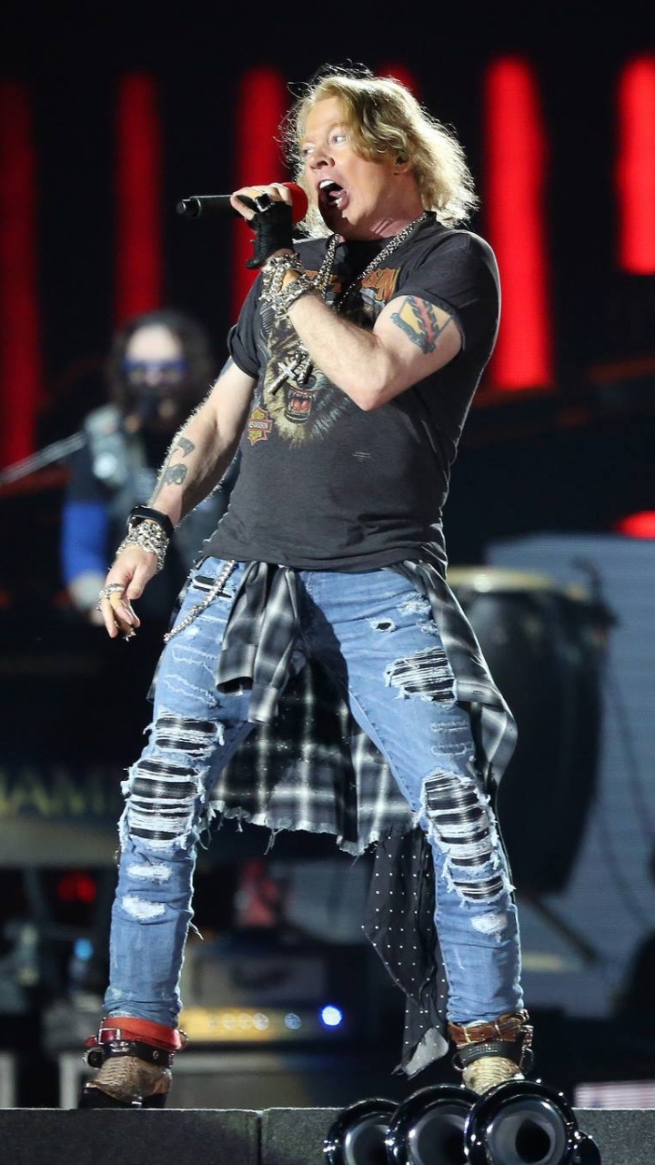 Обои Guns N Roses, тяжелый рок, Appetite for Destruction, Представление, развлечение в разрешении 720x1280