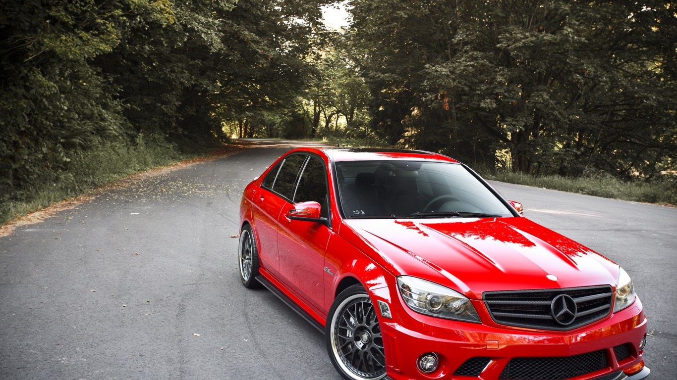 Обои авто, обод, бампер, колесо, mercedes benz в разрешении 1366x768