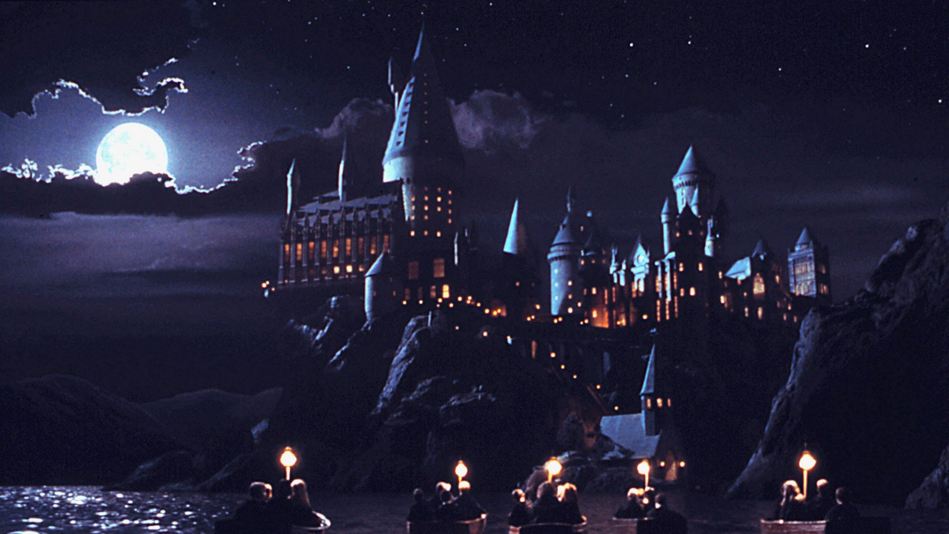 Обои Гарри Поттер, вода, ночь, темнота, полночь в разрешении 1920x1080