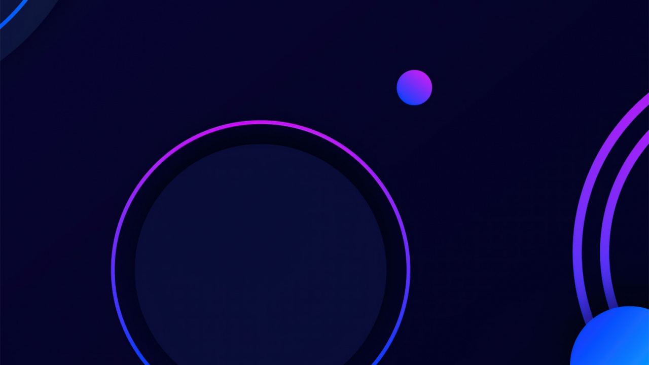Обои круг, красочность, синий, свет, пурпур в разрешении 1280x720