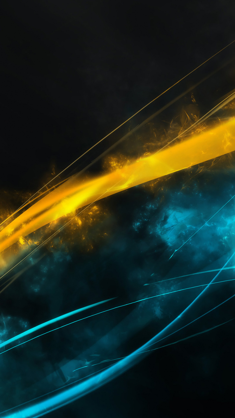 Обои абстрактное искусство, графика, космос, пламя, атмосфера в разрешении 750x1334