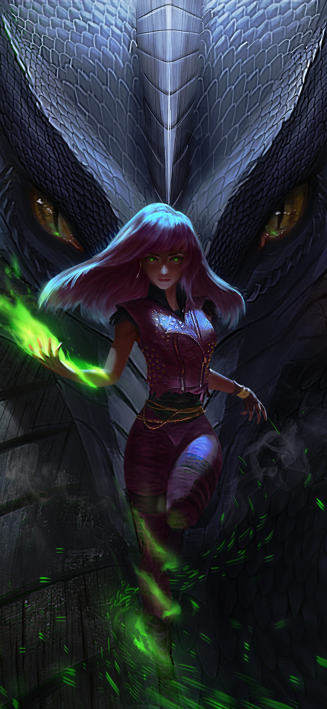 Обои Скрытые Граждан, Здесь Мы Стоим, Слишком Далеко Зашел, демон, компьютерная игра в разрешении 1125x2436