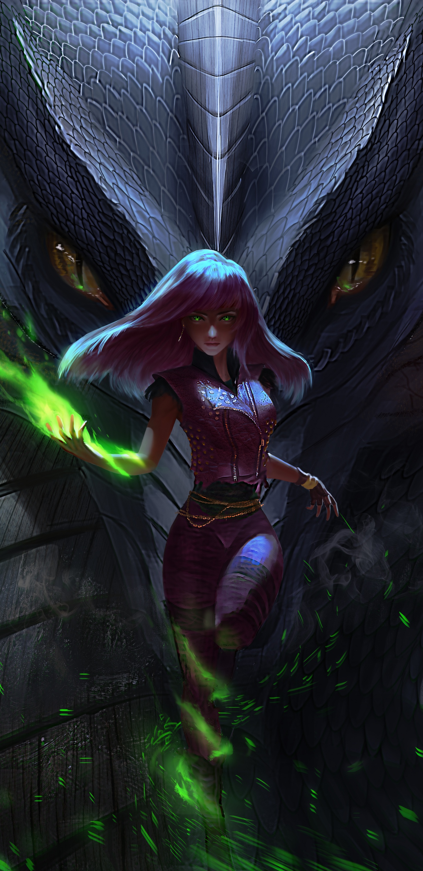 Обои Скрытые Граждан, Здесь Мы Стоим, Слишком Далеко Зашел, демон, компьютерная игра в разрешении 1440x2960