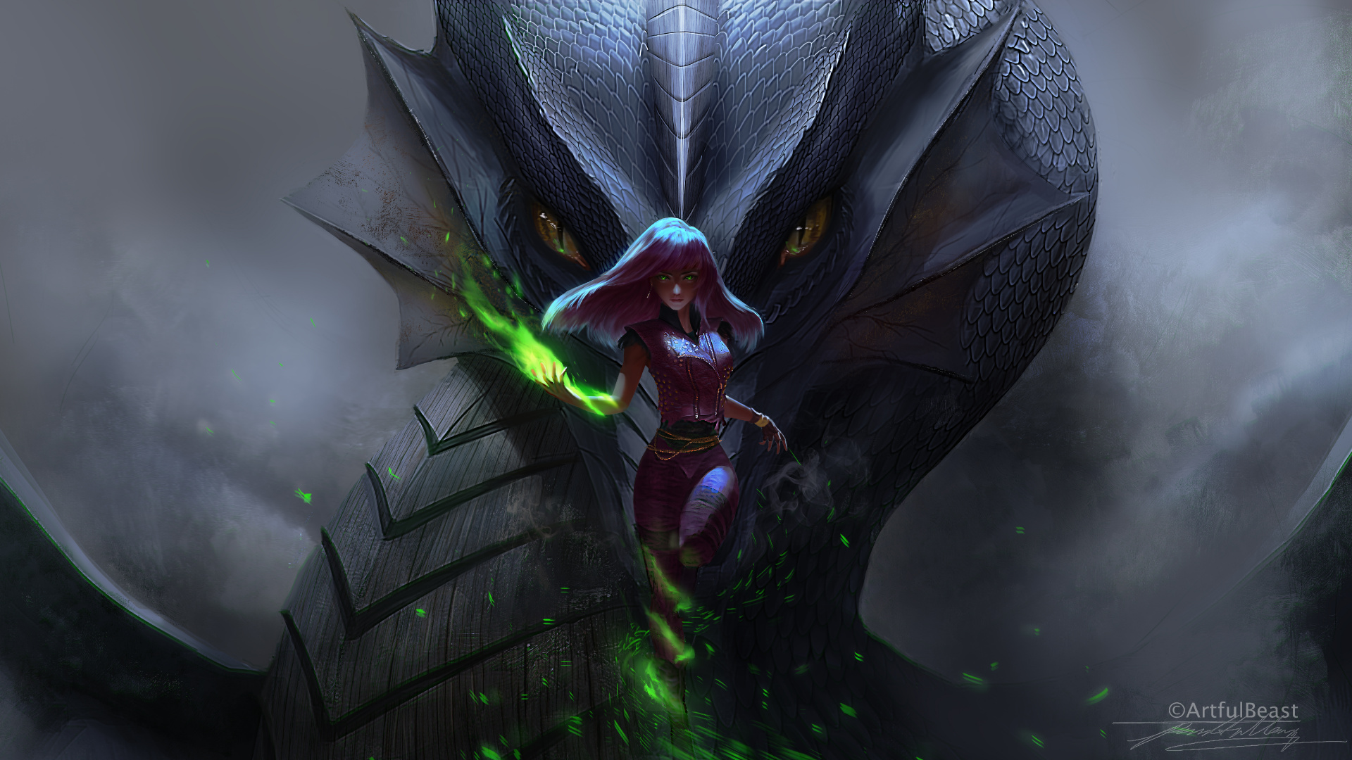 Обои Скрытые Граждан, Здесь Мы Стоим, Слишком Далеко Зашел, демон, компьютерная игра в разрешении 1920x1080