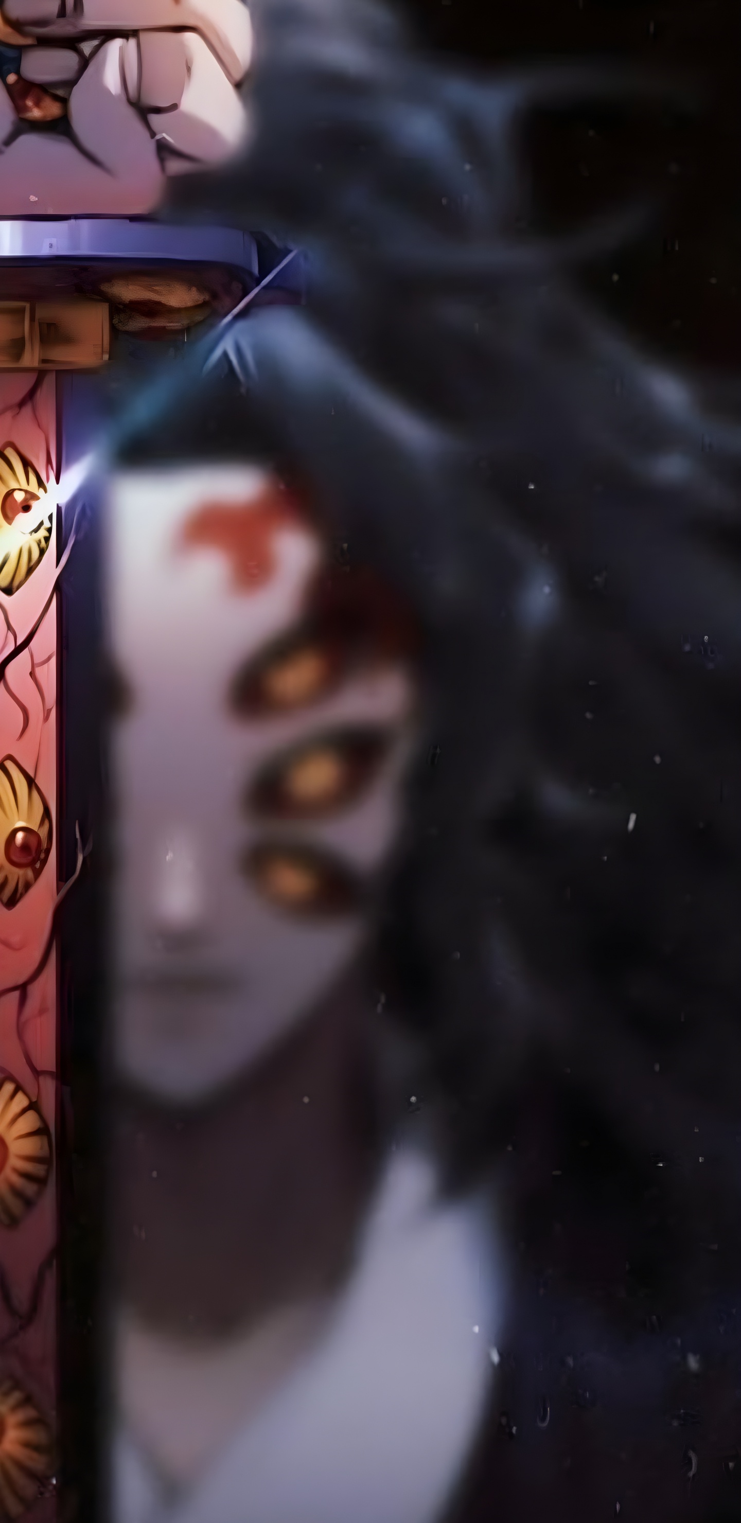 Обои аниме, Танджиро Камадо, убийца демонов kimetsu no yaiba, рукав, арт в разрешении 1440x2960