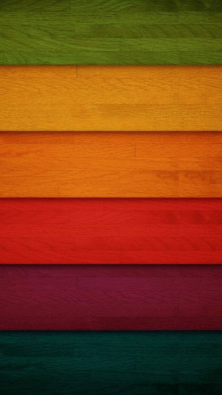 Обои красный цвет, зеленый, древесина, морилка, линия в разрешении 720x1280