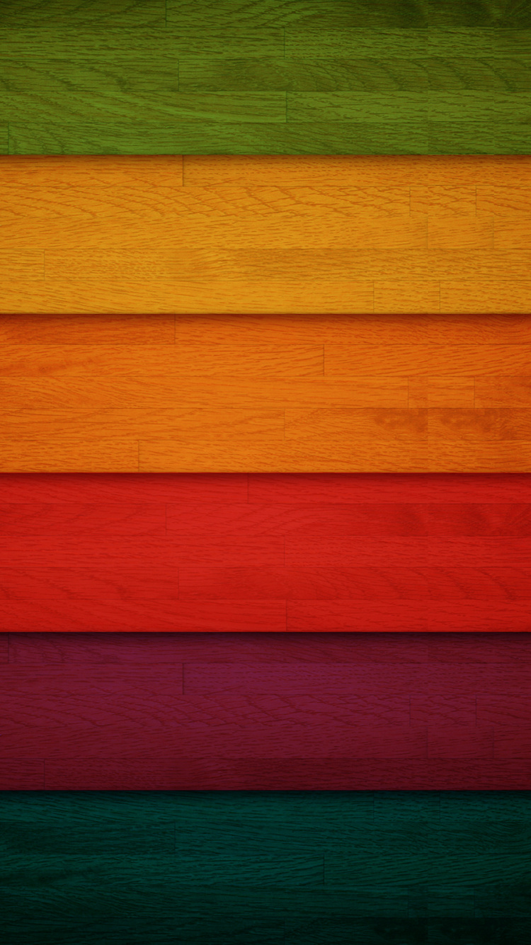 Обои красный цвет, зеленый, древесина, морилка, линия в разрешении 750x1334