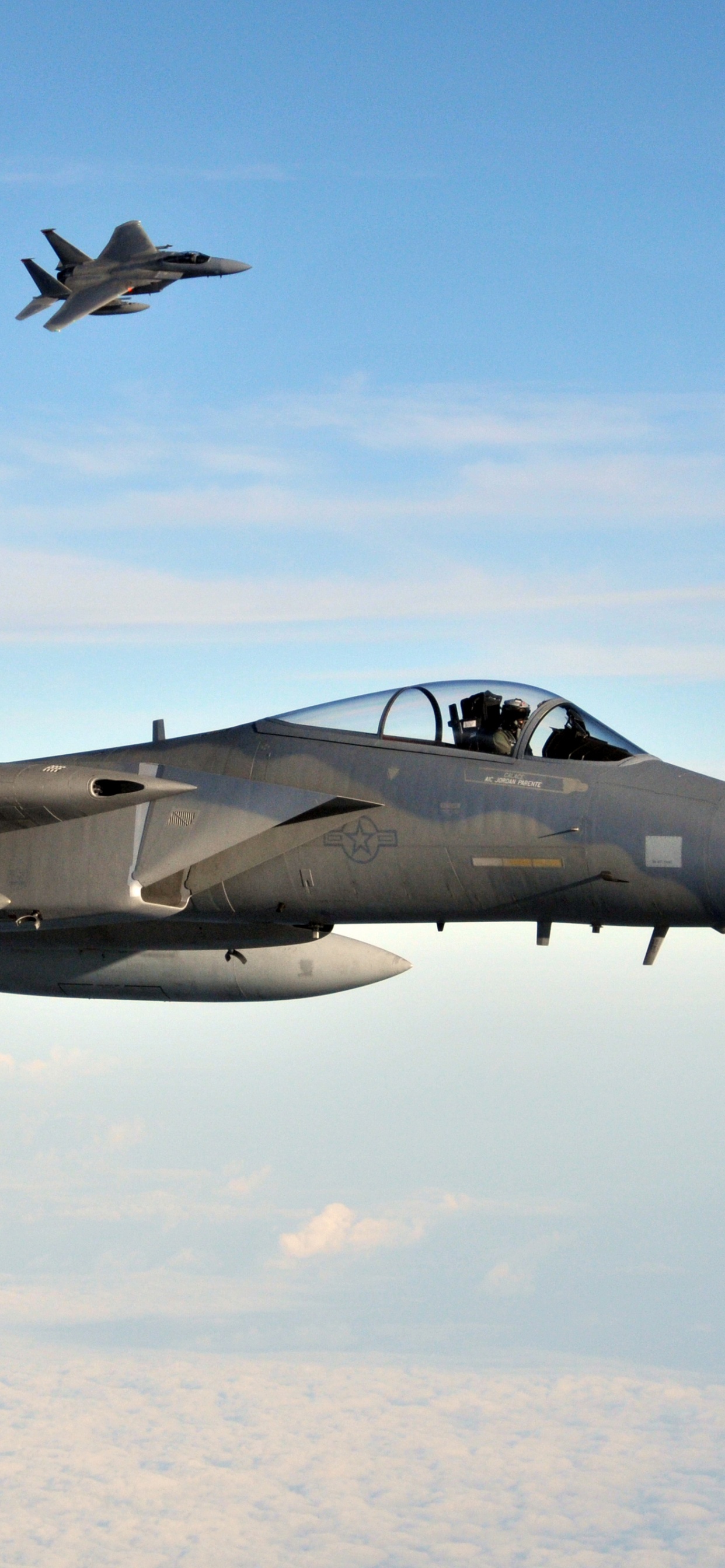 Обои ВВС США, воздушные силы, военный самолет, самолеты, самолет в разрешении 1242x2688