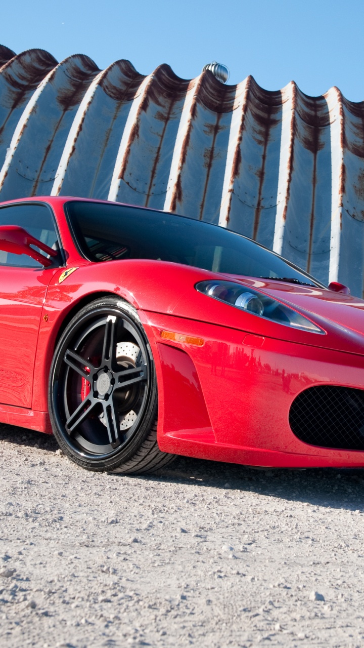 Обои Феррари f430, спорткар, Феррари 360 Модена, красный цвет, моторный транспорт в разрешении 720x1280