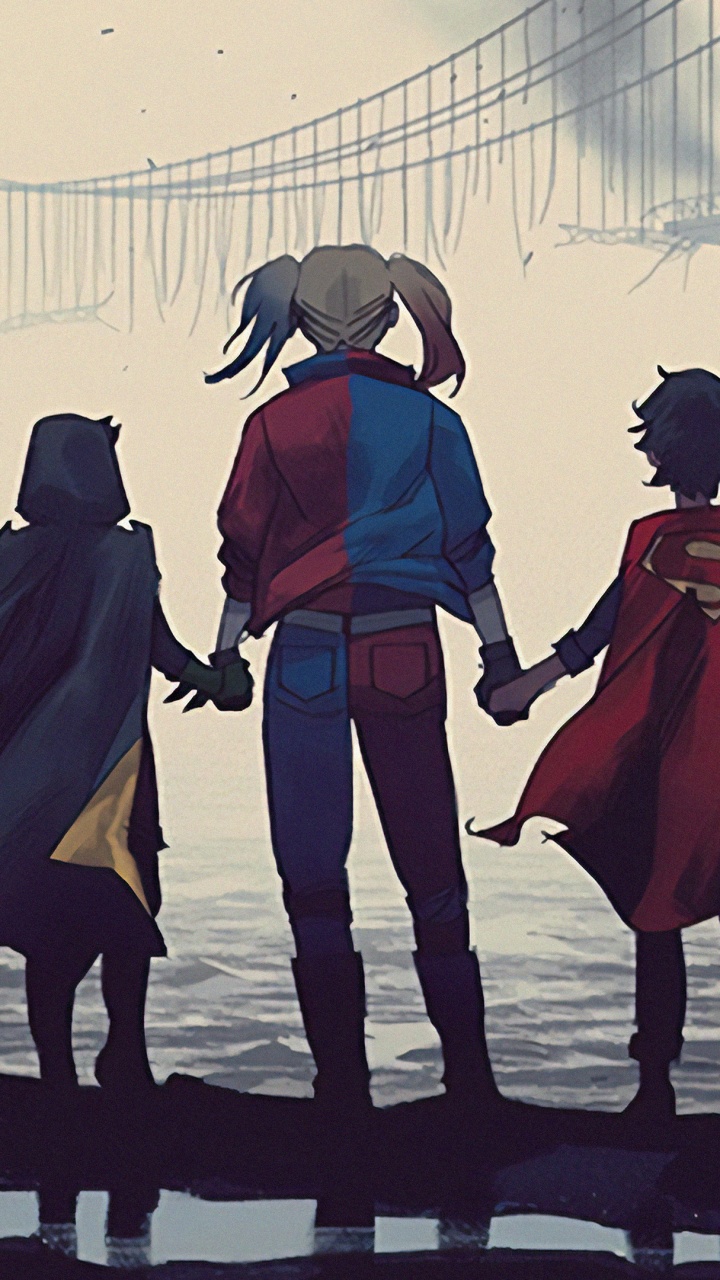 Обои DCeased, комиксы dc, комикс, комиксы, дружба в разрешении 720x1280