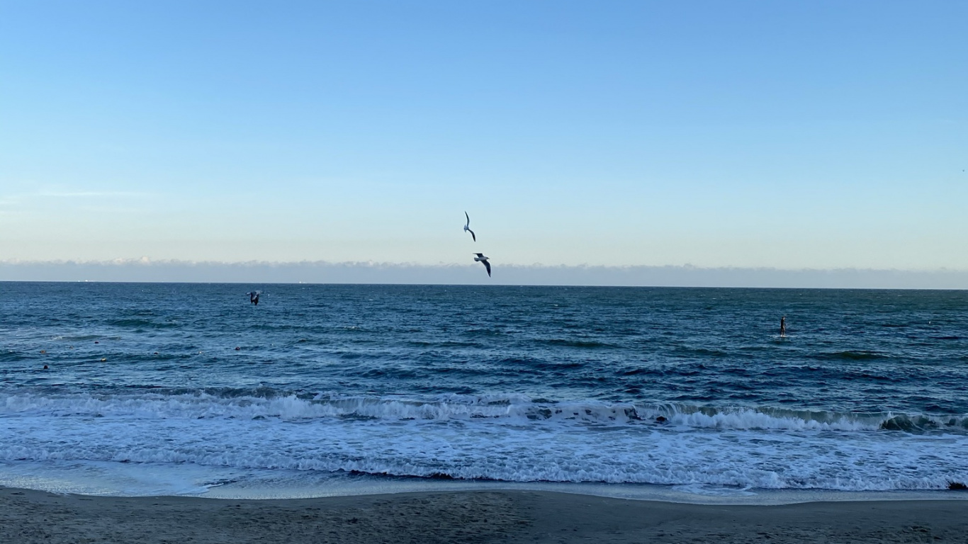 Обои море, вода, физика, водоем, природа в разрешении 1366x768