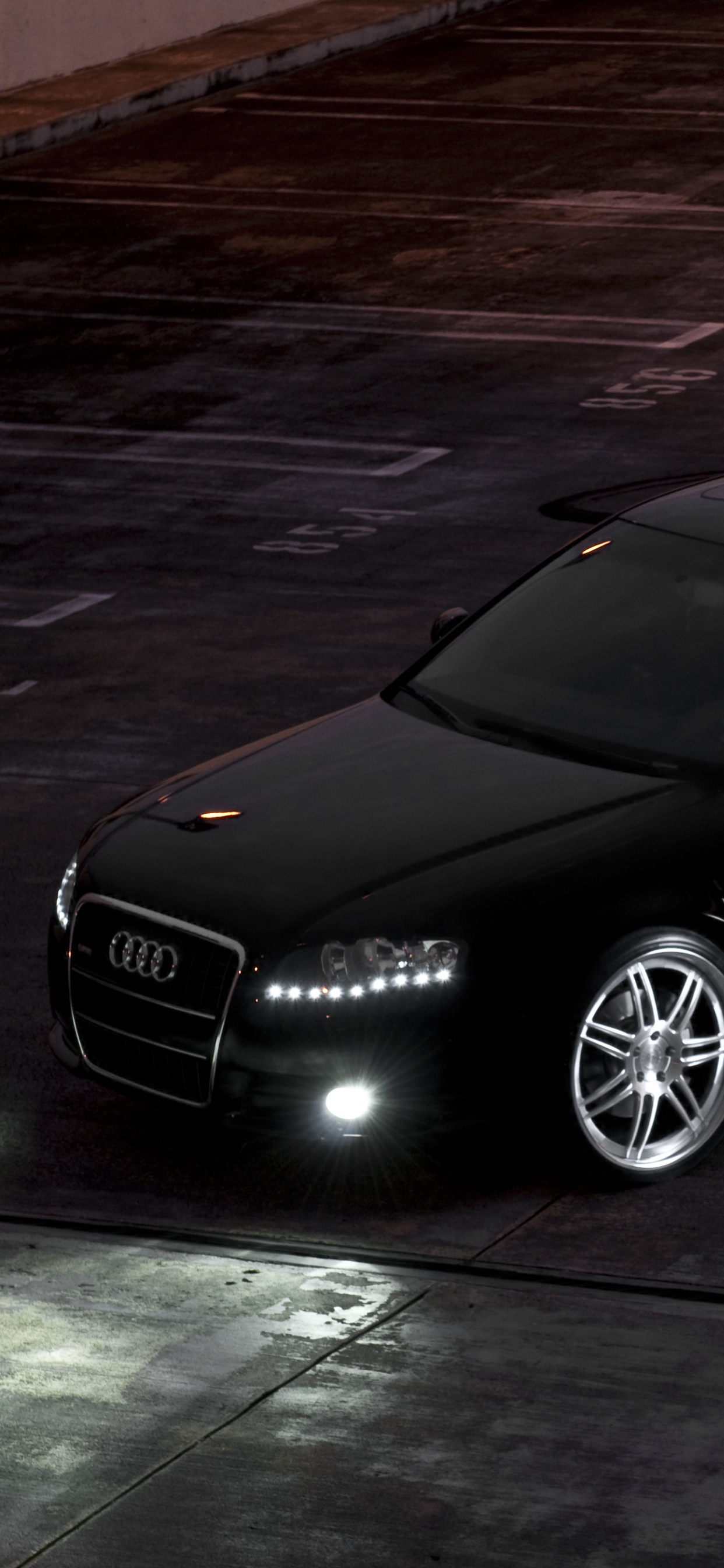 Обои audi, авто, обод, 2018 Ауди А4, колесо в разрешении 1242x2688