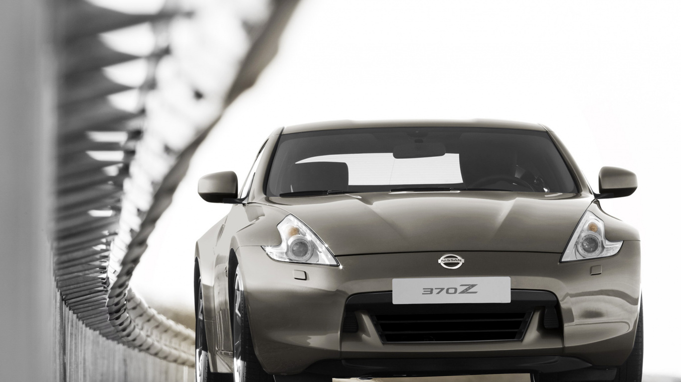 Обои nissan 370z, спорткар, Ниссан, авто, кузов купе в разрешении 1366x768