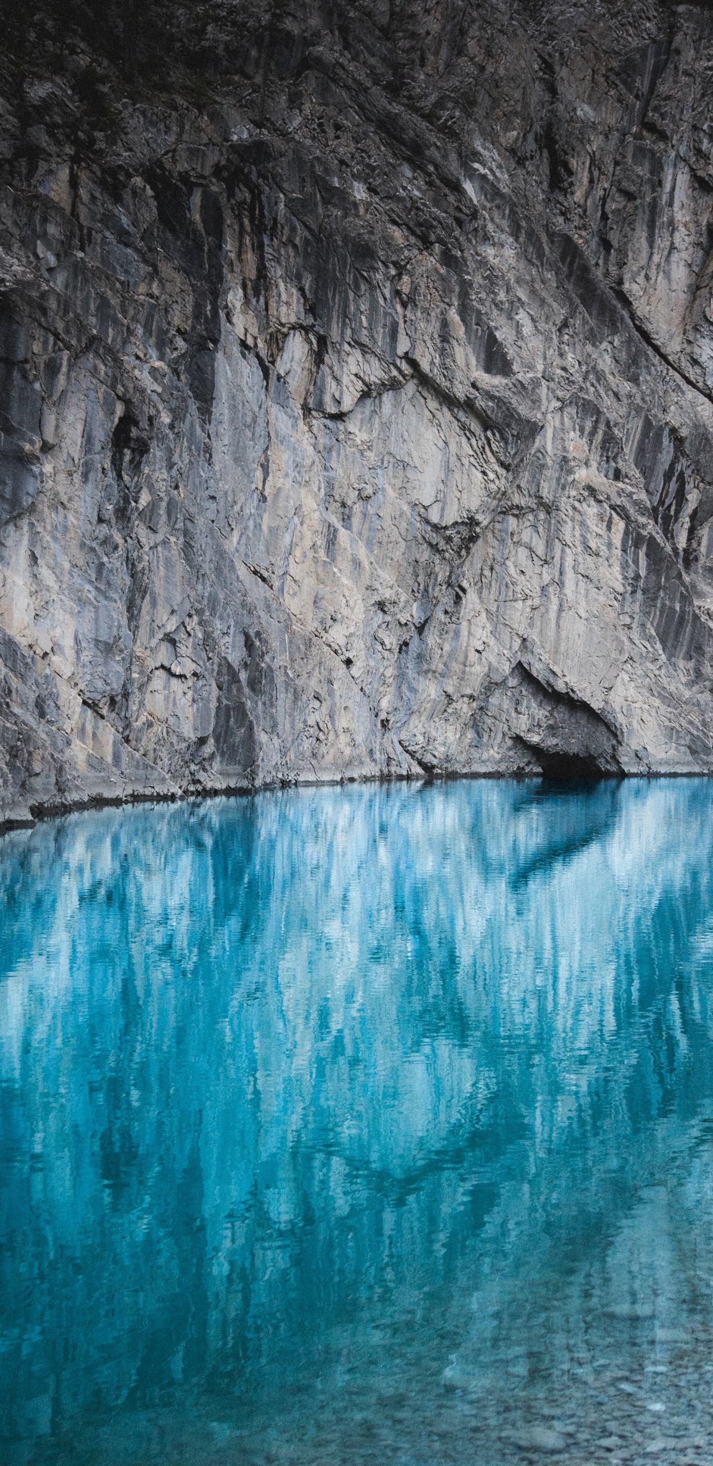 Обои морская пещера, море, лазурный, пейзаж, вода в разрешении 1440x2960