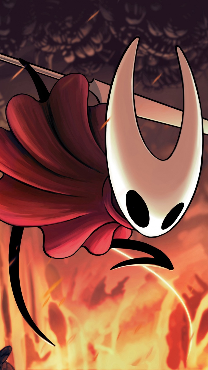 Обои Полый Рыцарь, Полый Рыцарь Silksong, Команда Cherry, Метроидвания, nintendo switch в разрешении 720x1280