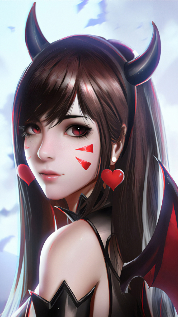 Обои черный, волосы, коричневый цвет, вымышленный персонаж, Волос М в разрешении 750x1334