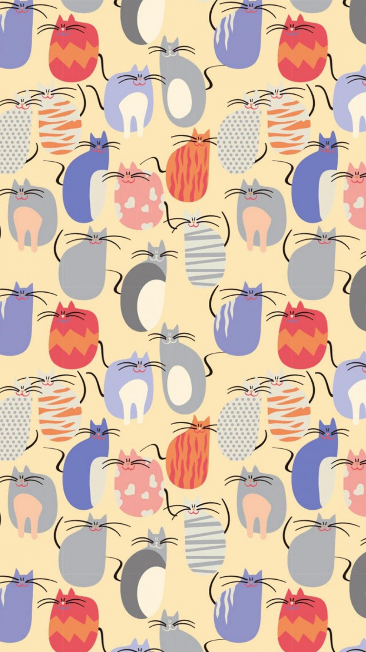 Обои линия, круг, узор, графика, иллюстрация в разрешении 750x1334