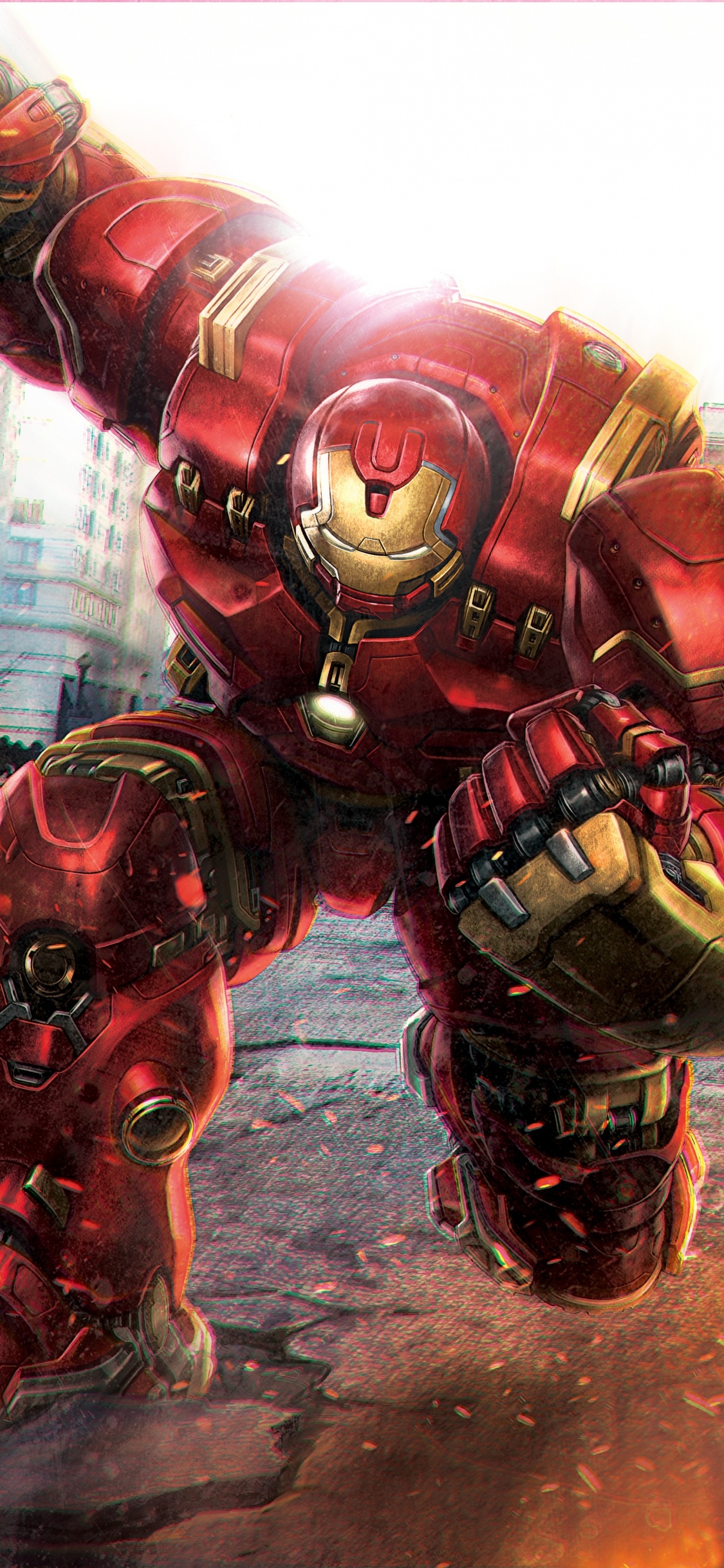 Обои Железный человек, Халк, мститель, компьютерная игра, Капитан Америка в разрешении 1125x2436