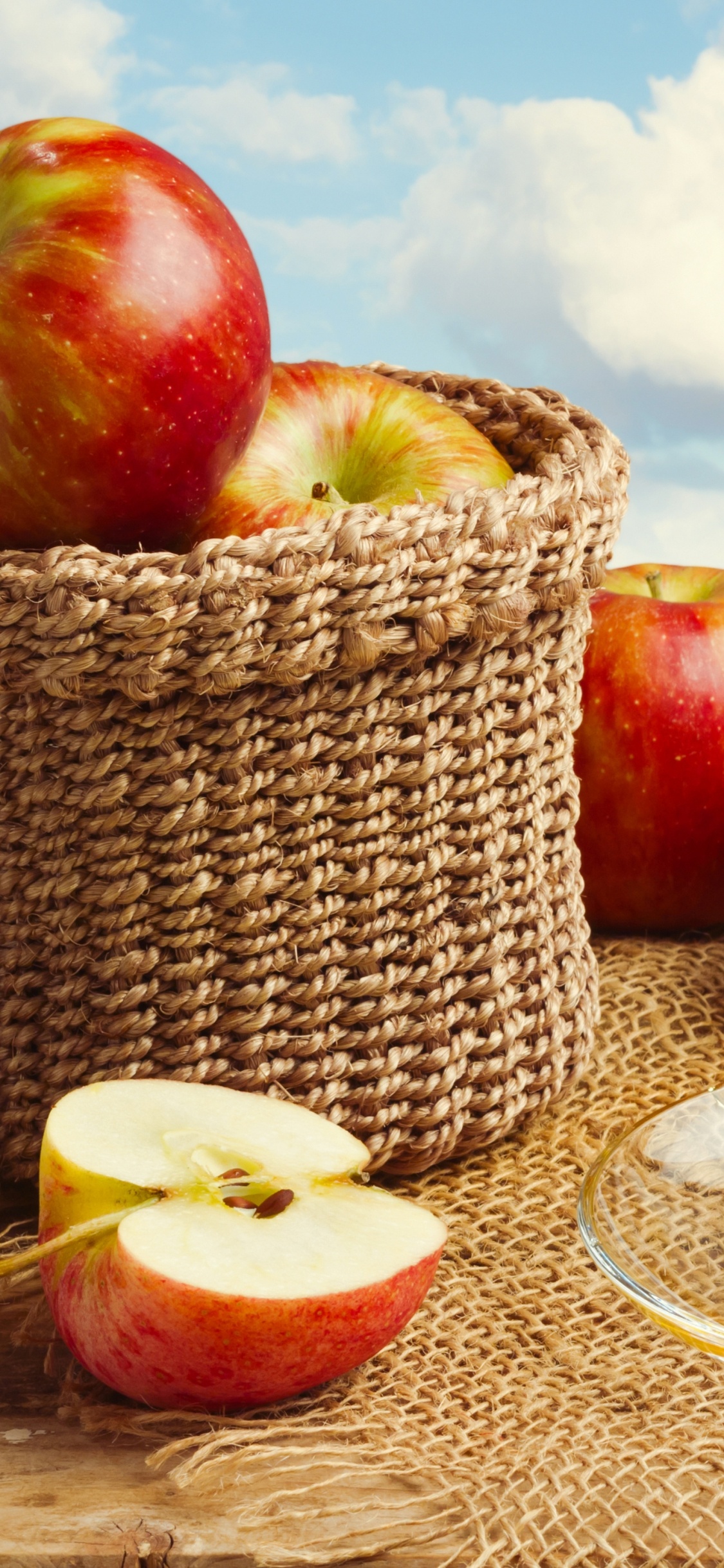 Обои apple, пища, природные продукты, фрукты, суперфуд в разрешении 1125x2436