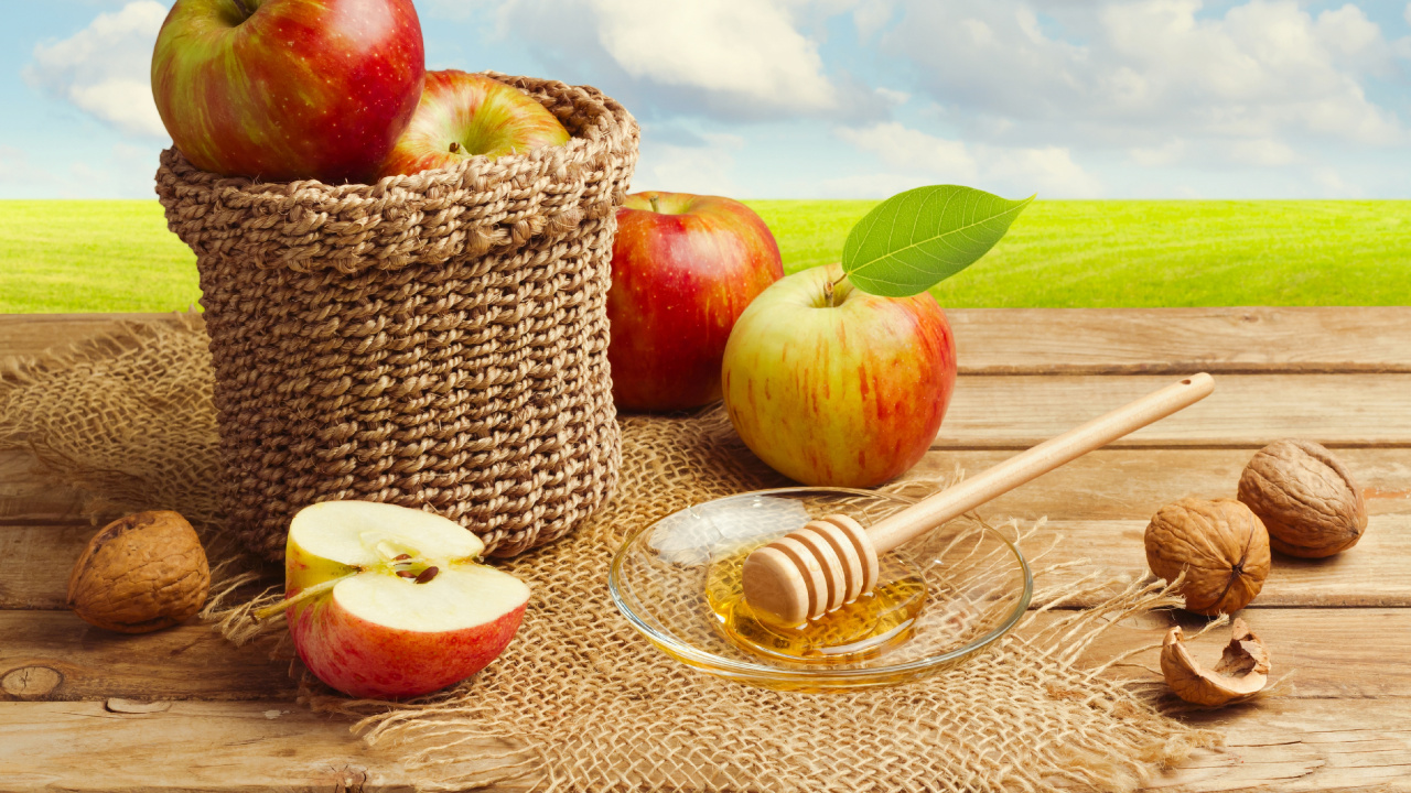 Обои apple, пища, природные продукты, фрукты, суперфуд в разрешении 1280x720