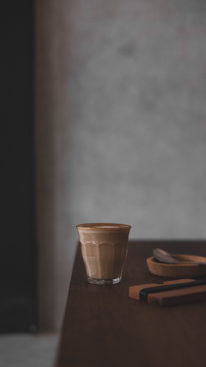 Обои коричневый цвет, чашка, натюрморт, кофейная чашка, напиток в разрешении 720x1280