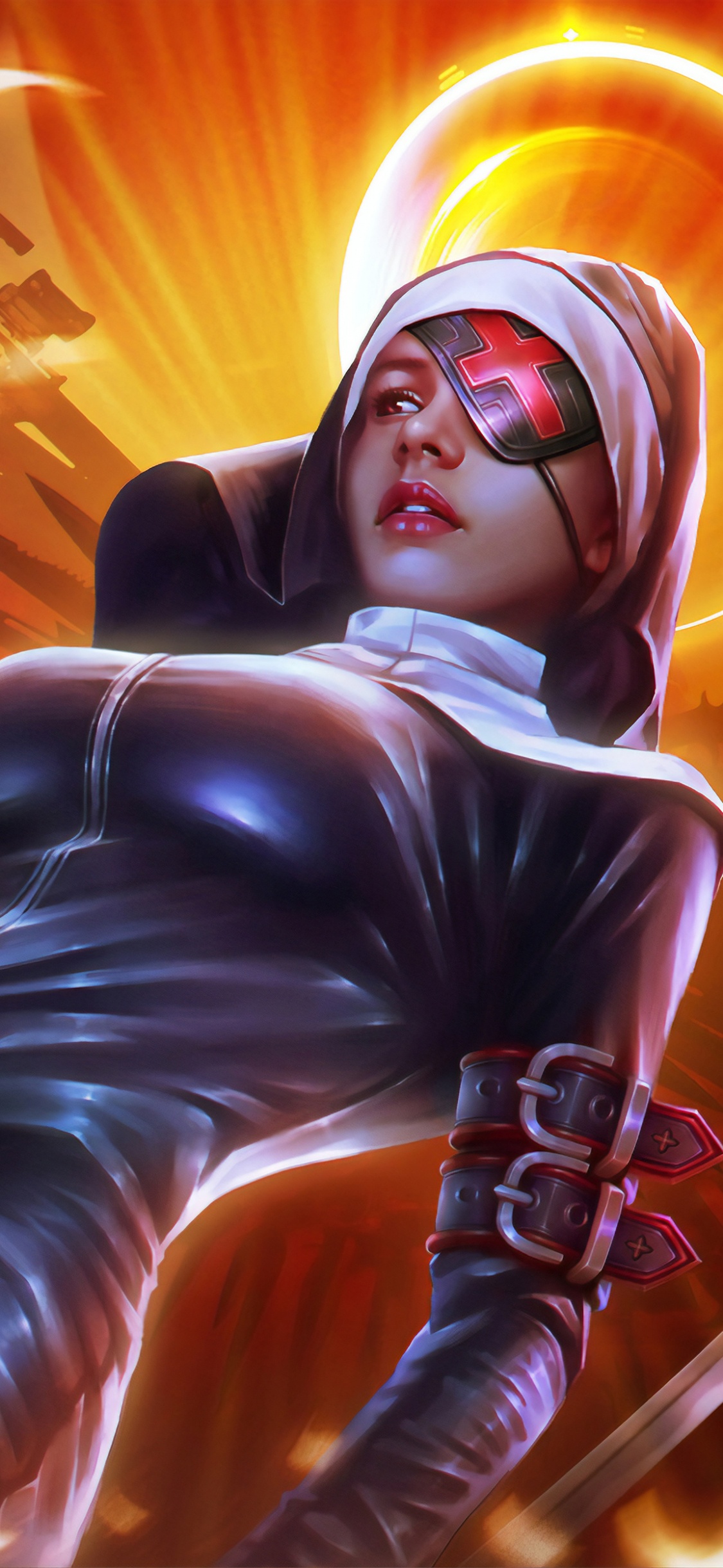 Обои арт, артист, цифровое искусство, произведение искусства, живопись в разрешении 1125x2436