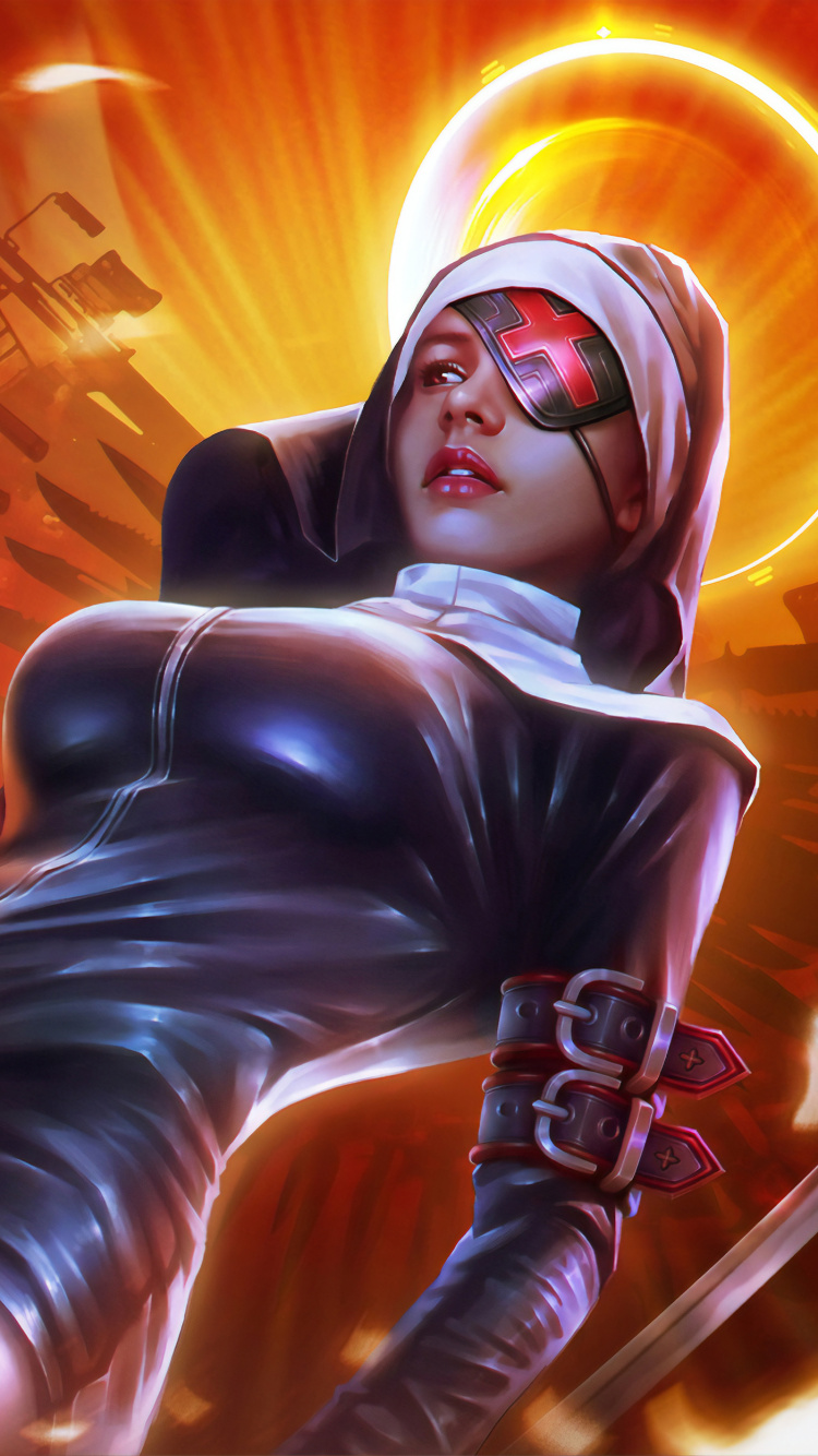 Обои арт, артист, цифровое искусство, произведение искусства, живопись в разрешении 750x1334