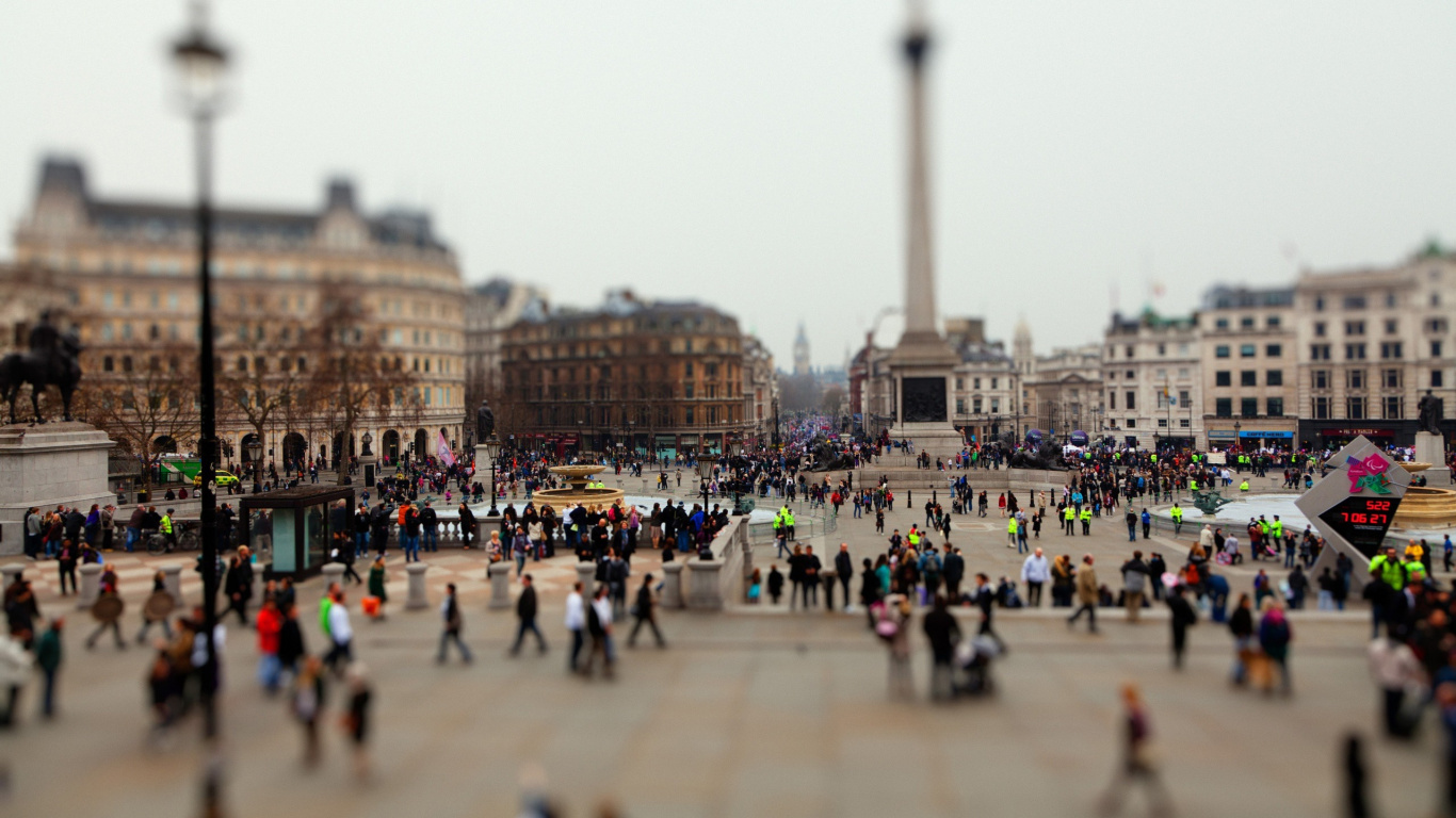 Обои город, городская площадь, рыночная площадь, площадь, Метрополис в разрешении 1366x768