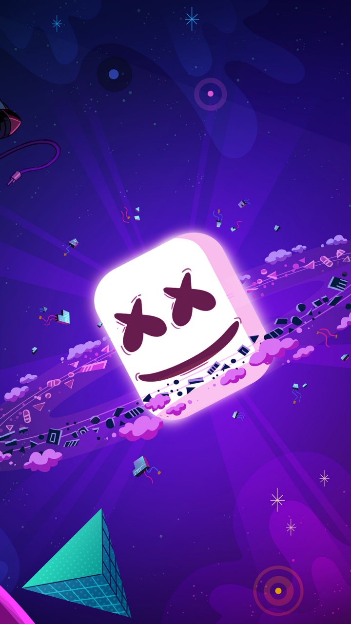 Обои муха, артист, арт, пурпур, графический дизайн в разрешении 720x1280