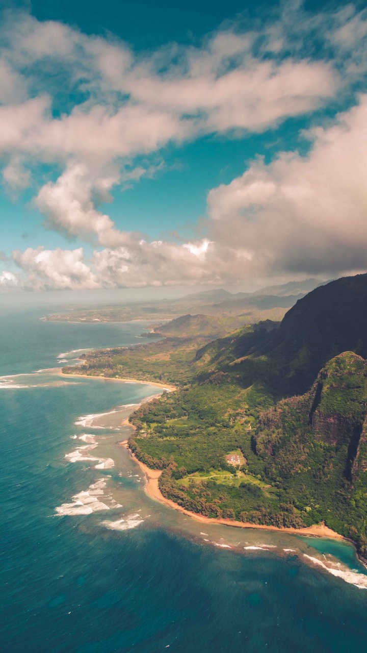 Обои хребет, облако, вода, гидроресурсы, гора в разрешении 720x1280