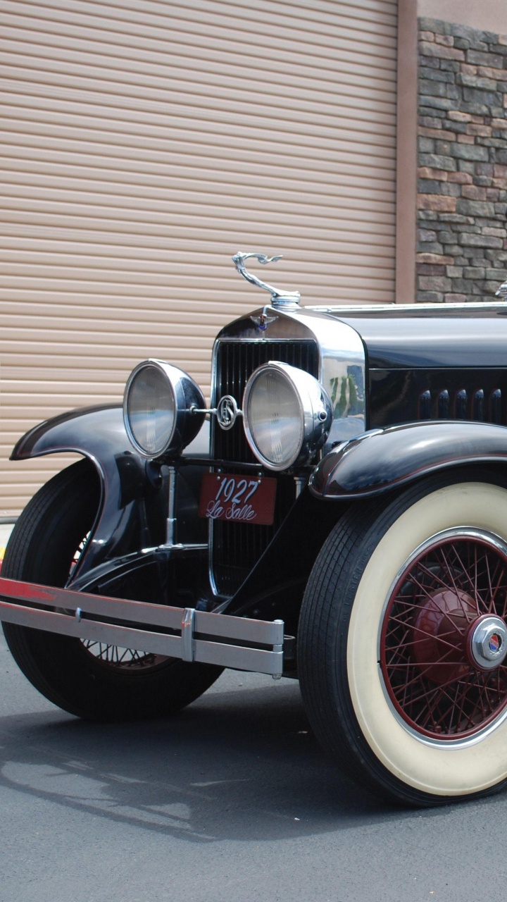 Обои авто, классический автомобиль, ЛаСаль, родстер, старинная машина в разрешении 720x1280