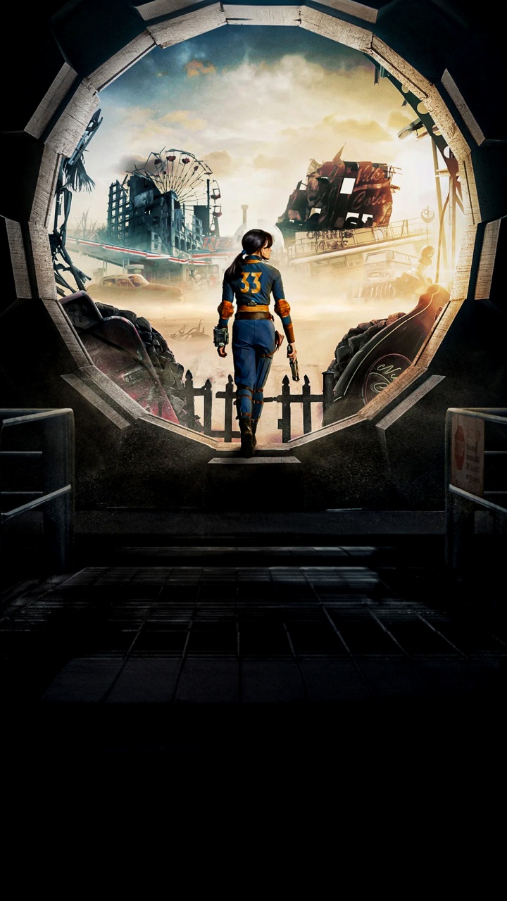 Обои fallout, постер Fallout 2024, упырь, постер, потерянные плакаты в разрешении 720x1280