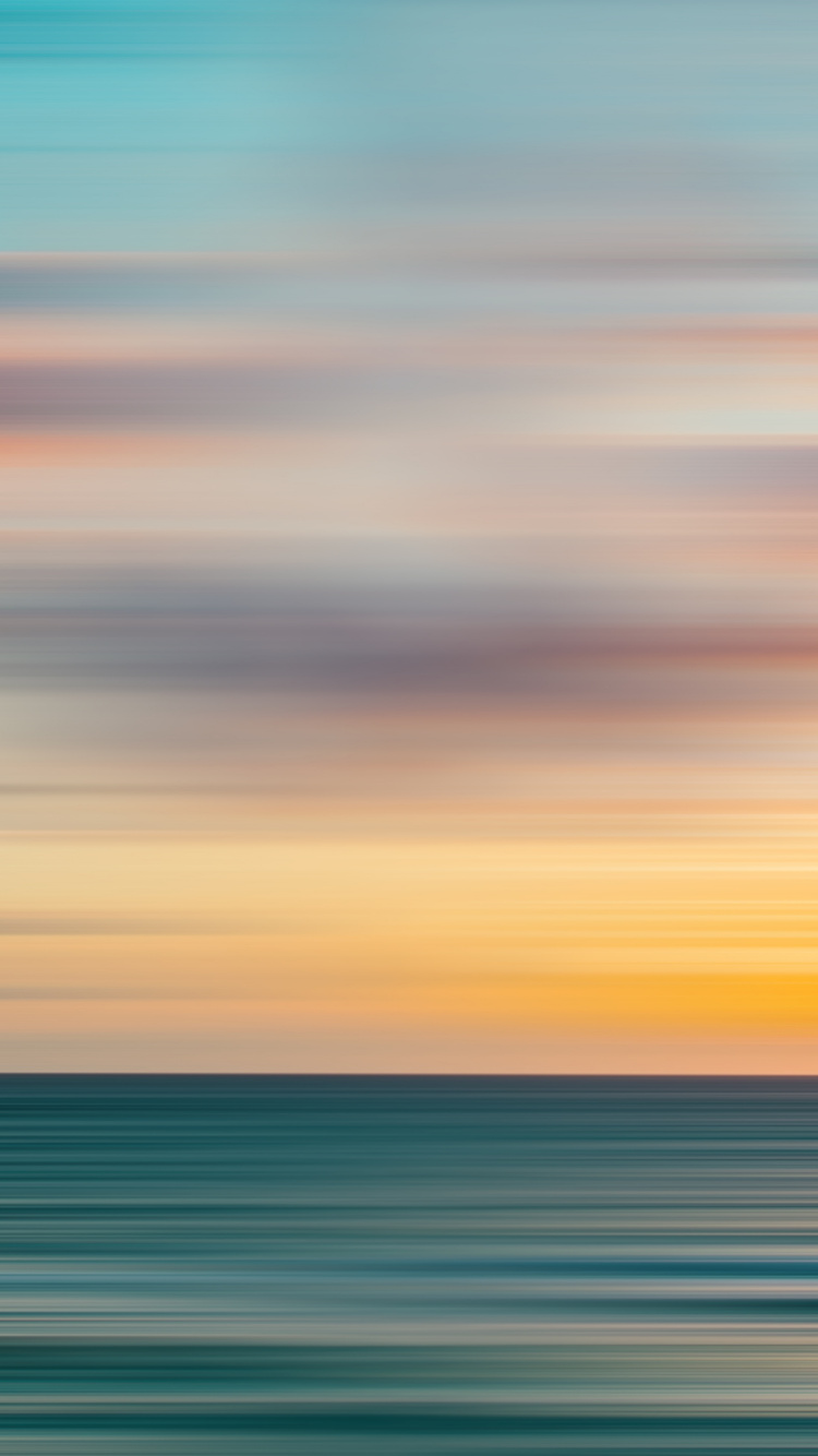 Обои горизонт, спокойный, дневное время, атмосфера, утро в разрешении 750x1334