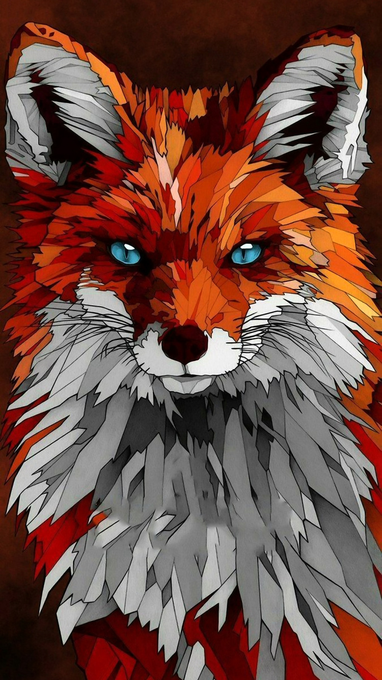 Обои кинозал Анандам, кошачьих, мультфильм, живопись, бакенбарды в разрешении 750x1334