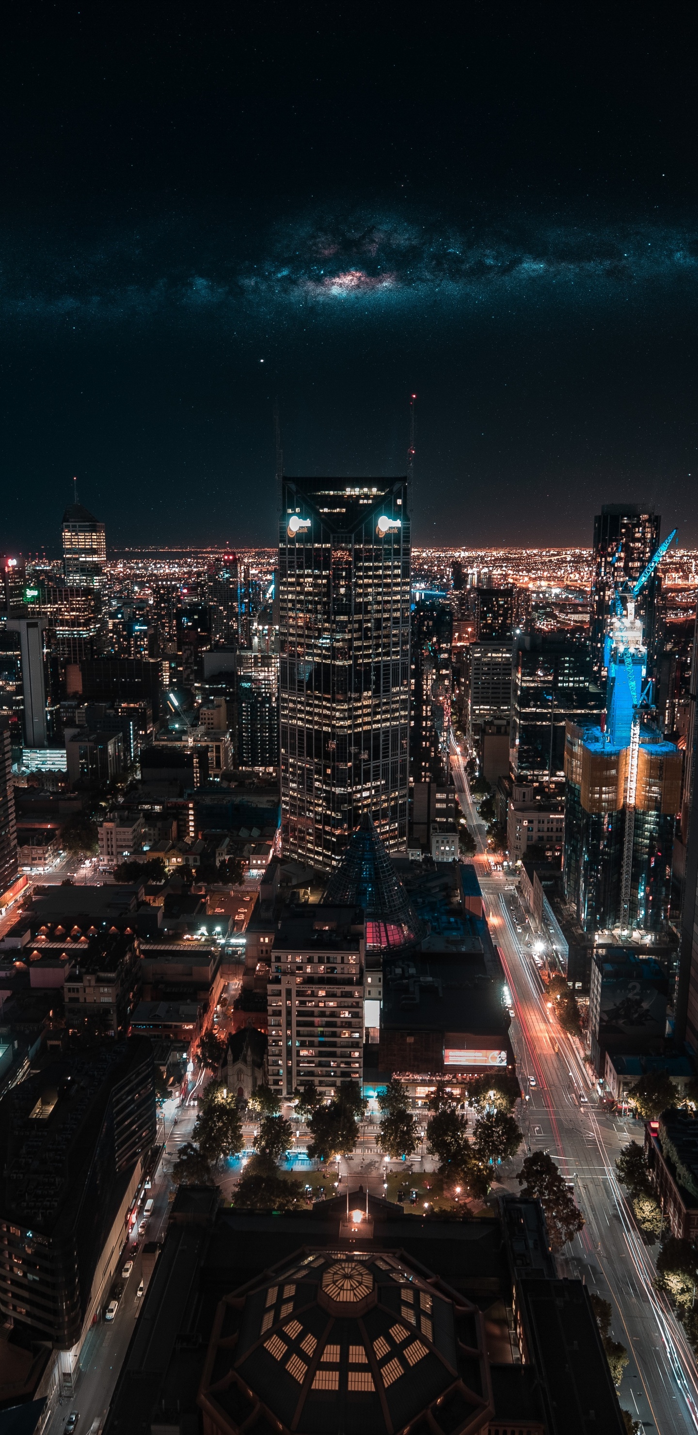 Обои Австралия 108, небоскреб, городской пейзаж, город, городской район в разрешении 1440x2960