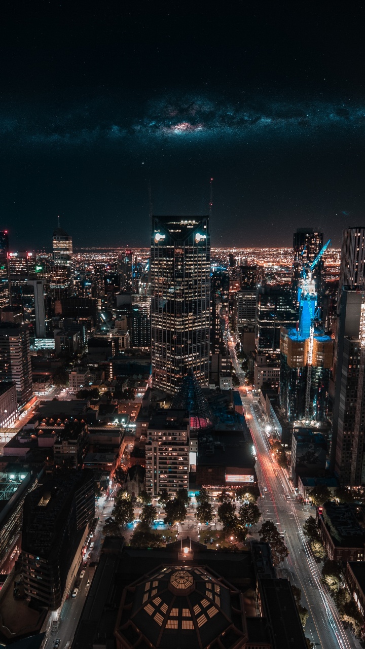 Обои Австралия 108, небоскреб, городской пейзаж, город, городской район в разрешении 720x1280