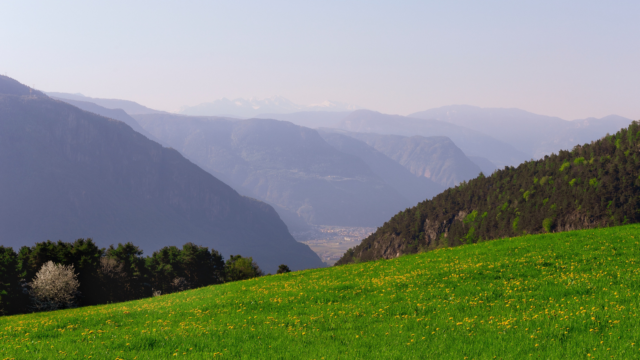 Обои природа, горный рельеф, нагорье, природный ландшафт, гора в разрешении 2560x1440