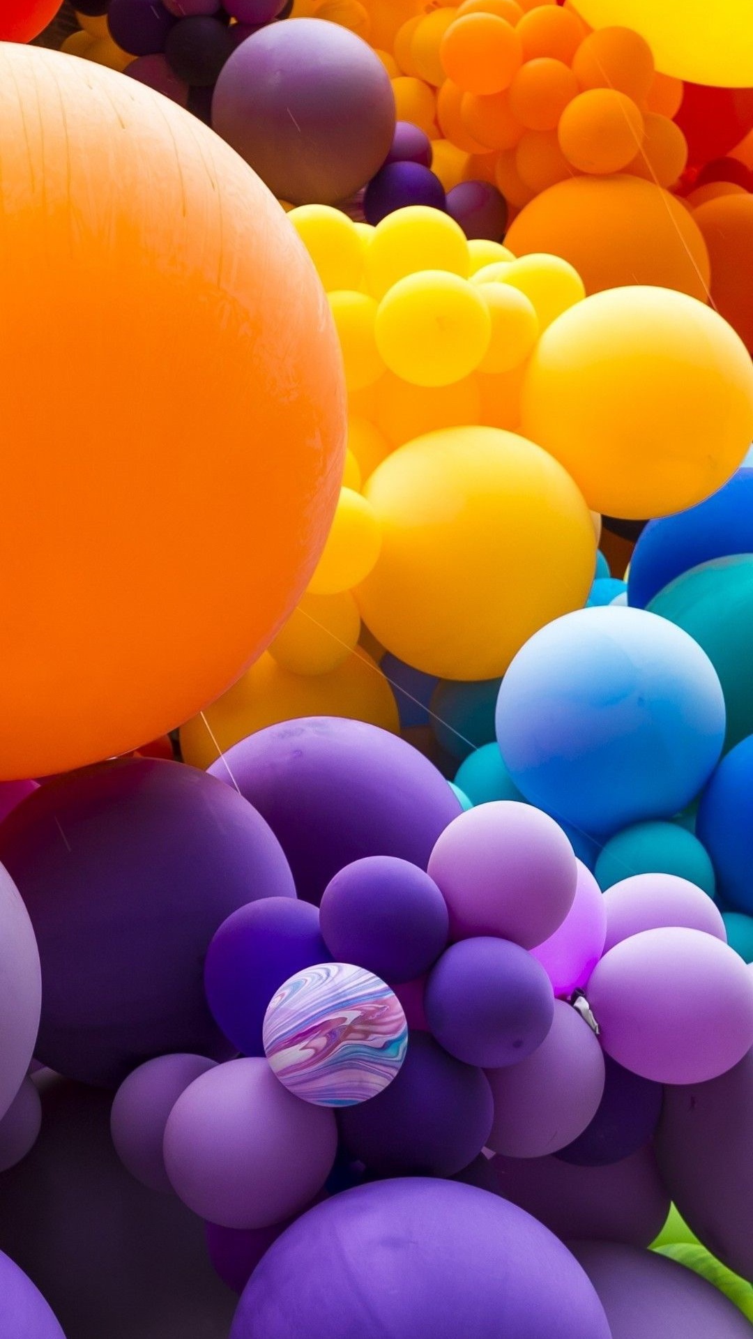 Обои воздушный шарик, Коган, наушники, дневное время, свет в разрешении 1080x1920