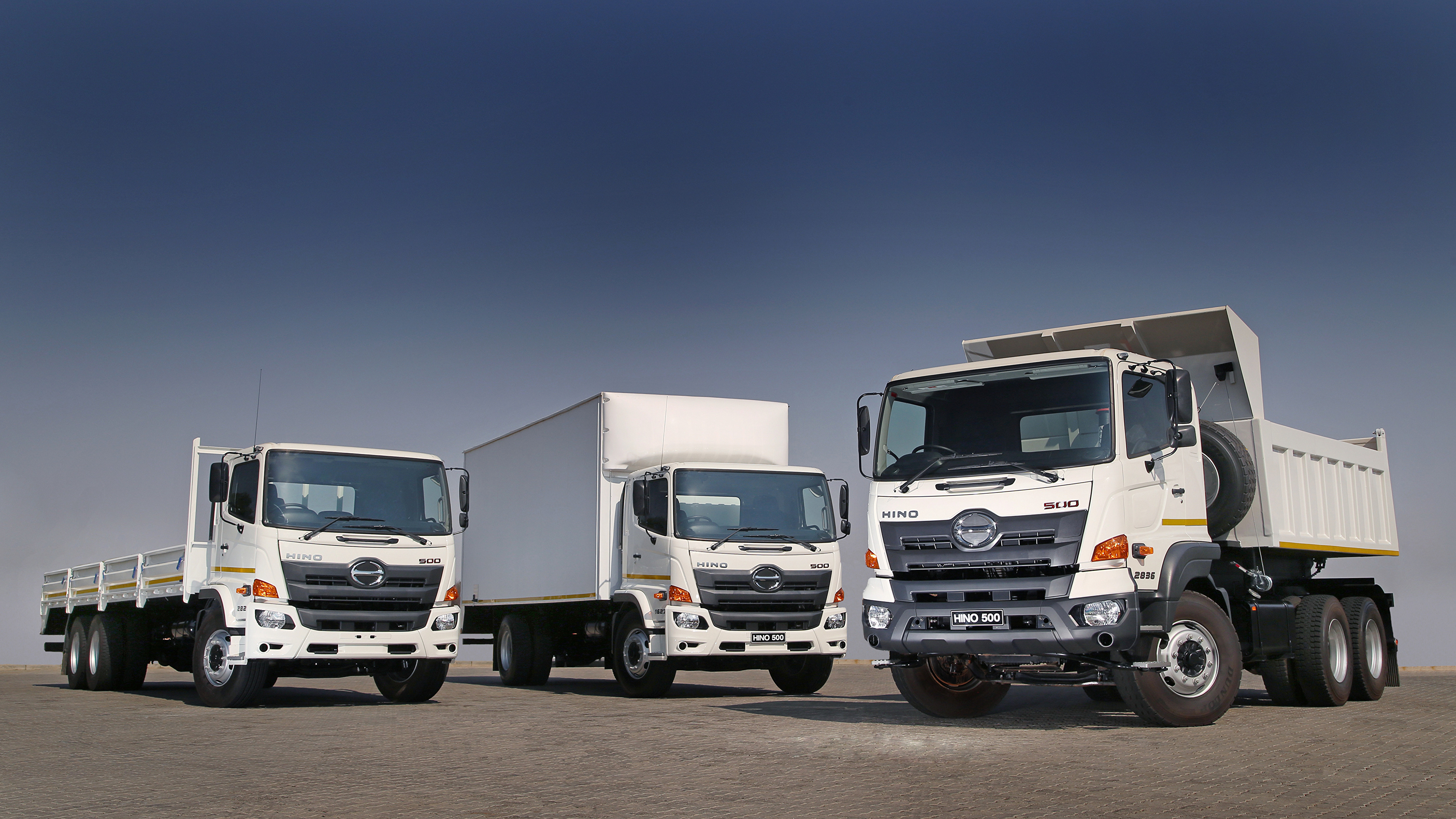 Обои Хино Моторс, авто, грузовик, toyota, транспорт в разрешении 3840x2160